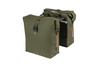 Sakwa na bagażnik podwójna Basil Soho Double Pannier Bag Nordlicht MIK Moss Green (41 litrów)
