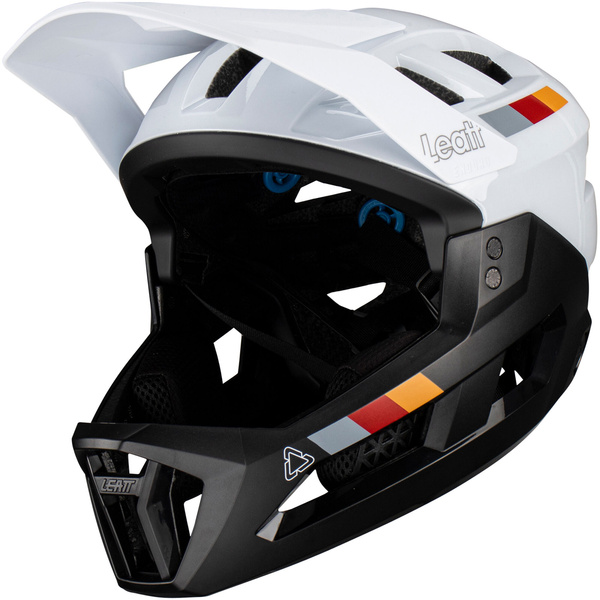 Kask full face Leatt MTB Enduro 2.0 V23 (wypinana szczęka) White