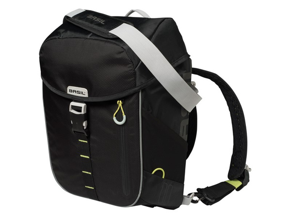 Sakwa na bagażnik pojedyncza Basil Miles Daypack (17 litrów)