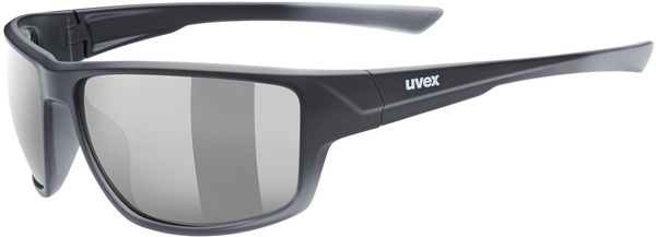 Okulary Uvex Sportstyle 230 (czarny mat | srebrne soczewki mirror S3)