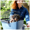 Kosz na kierownicę BASIL BUDDY DOG BICYCLE BASKET FRONT KF 32L, KF System, faded denim (NEW)