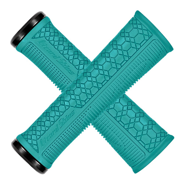 Chwyty LIZARDSKINS GRADIENT z pojedynczą obejmą (błękitne)
