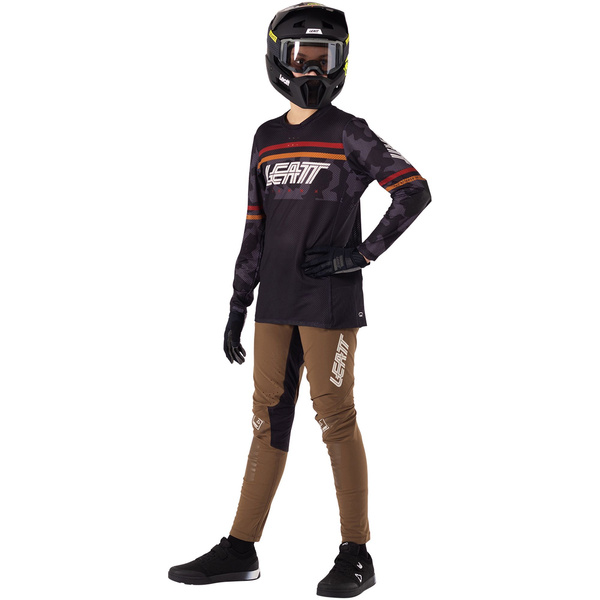 Koszulka dziecięca z długim rękawem Leatt MTB Gravity 4.0 Junior (czarna)