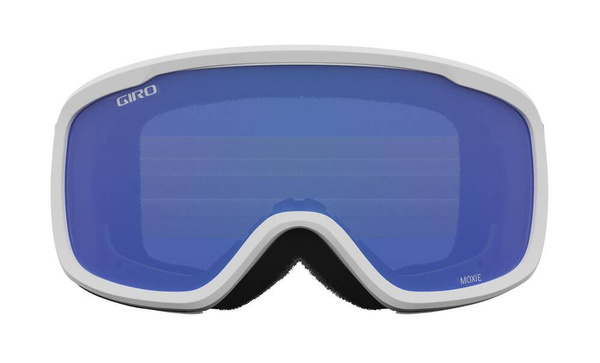 Gogle damskie zimowe GIRO MOXIE WHITE GREY CHUTE (soczewka GREY COBALT i soczewka YELLOW)