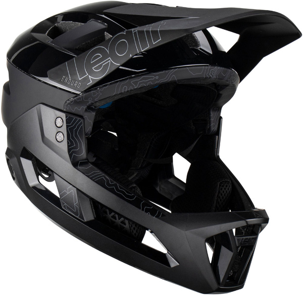 Kask full face Leatt MTB Enduro 3.0 V23 (wypinana szczęka 3w1) Stealth