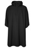 Ponczo przeciwdeszczowe unisex BASIL HOGA BICYCLE RAIN PONCHO UNISEX 100% waterproof jet black one size (WYPRZEDAŻ -50%)