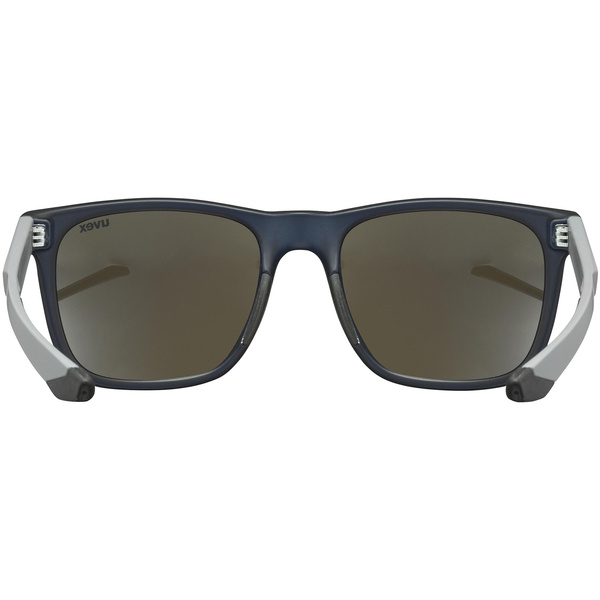 Okulary Uvex LGL 42 (niebiesko-szary mat | niebieskie soczewki mirror S3)