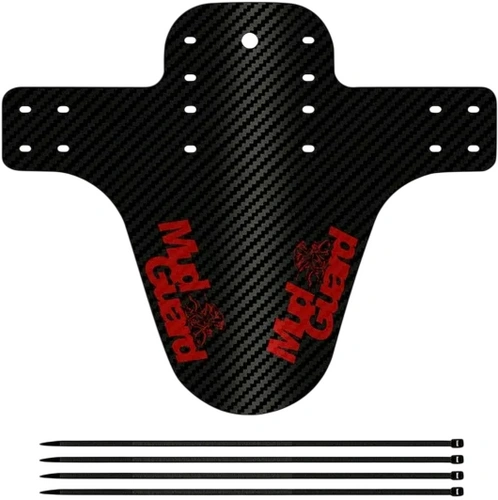 Błotnik przedni Mud Guard Carbon (czarno-bordowy)