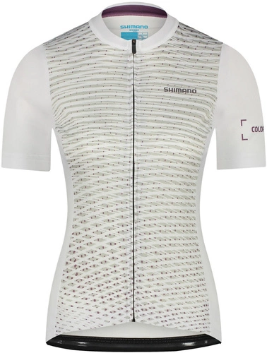  Koszulka damska Shimano Colore (biało-szara)
