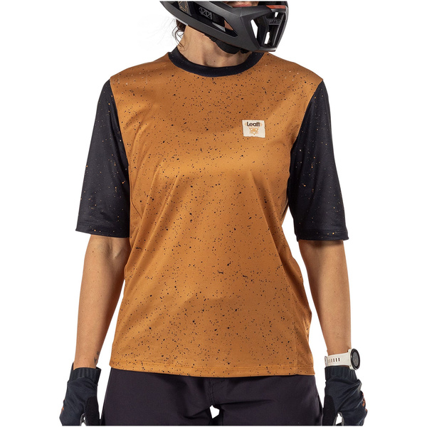Koszulka damska Leatt MTB Enduro 3.0 (brązowo-czarna)