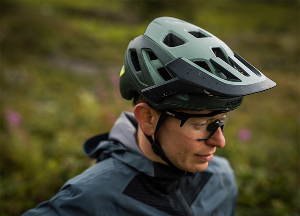 Kask MTB Lazer Jackal Matte Dark Green Flash Yellow