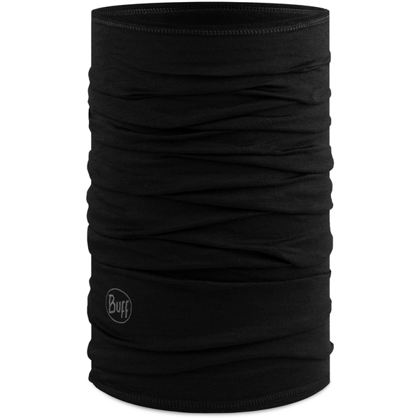 Bandana BUFF MERINO LIGHTWEIGHT SOLID BLACK