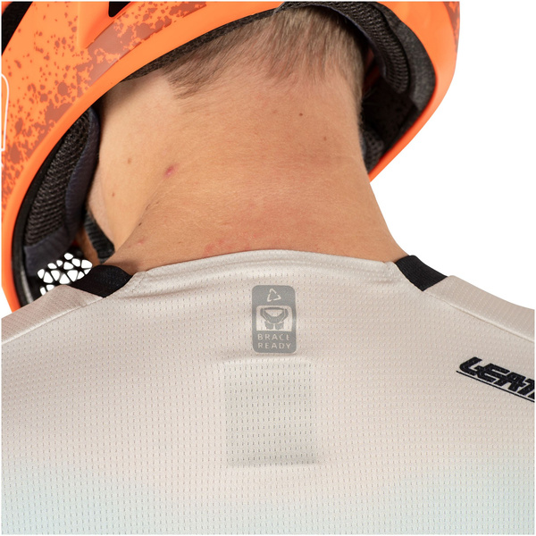 Koszulka z długim rękawem Leatt MTB Gravity 3.0 (pomarańczowo-czarna)