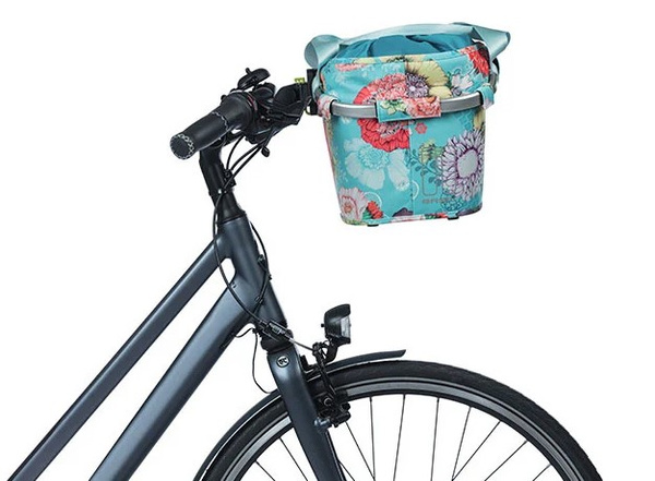 Kosz na kierownicę BASIL BLOOM FIELD CARRY ALL REAR BASKET, KF System 22L, sky blue (DWZ)