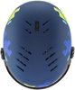 Kask narciarski dziecięcy Uvex Rocket Jr. Visor (niebieski)