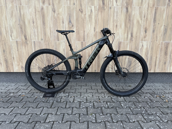 Używany rower elektryczny MTB Trek Rail 9 (2021) zielony