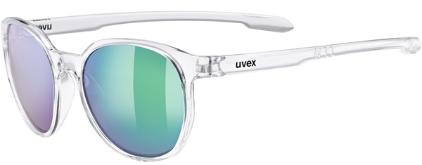 Okulary Uvex LGL 54 (przezroczyste | zielone soczewki mirror kat. 3)
