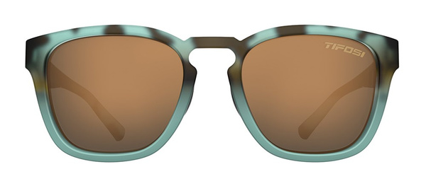 Okulary TIFOSI SMIRK (niebiesko-zielony; soczewka brązowa 16% transmisji światła)