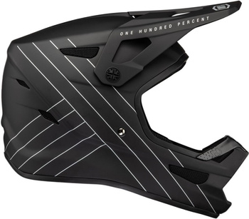 Kask full face dziecięcy 100% STATUS Essential Black