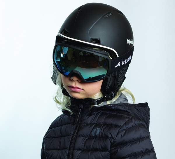 Kask narciarski dziecięcy TRIPOINT 203 Constance MIPS (czarny)