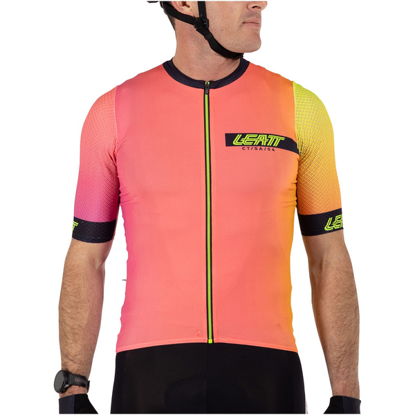 Koszulka Leatt MTB Endurance 6.0 (różowo-żółta)