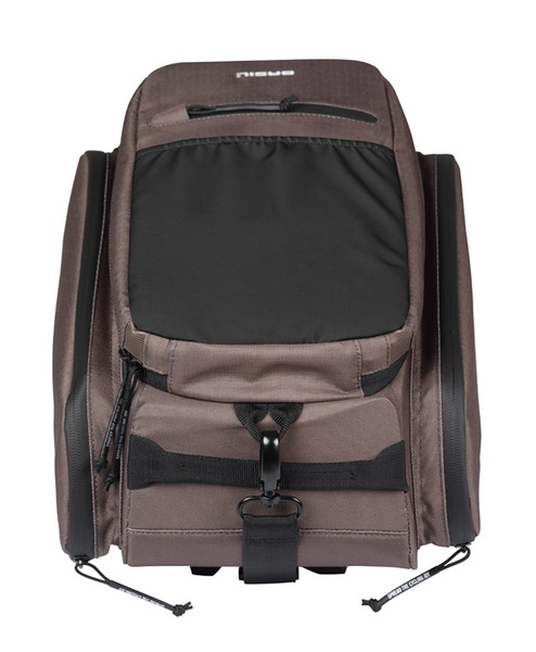 Torba na bagażnik Basil Move MIK + adapter (brązowa 10-26 litrów)