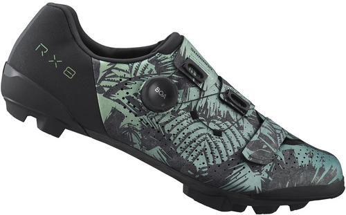 Buty gravelowe Shimano RX801 (liście tropikalne)