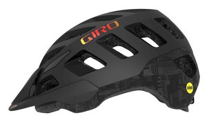 Kask rowerowy MTB GIRO RADIX INTEGRATED MIPS czarno-czerwony