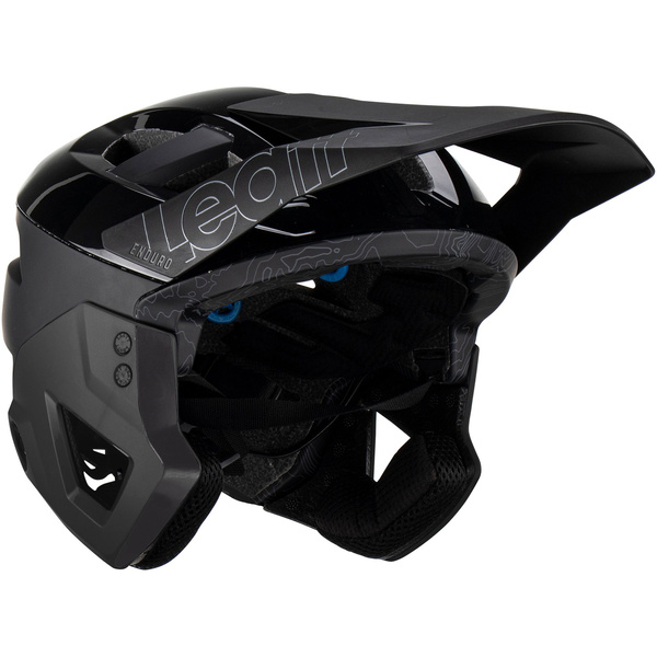 Kask full face Leatt MTB Enduro 3.0 V23 (wypinana szczęka 3w1) Stealth