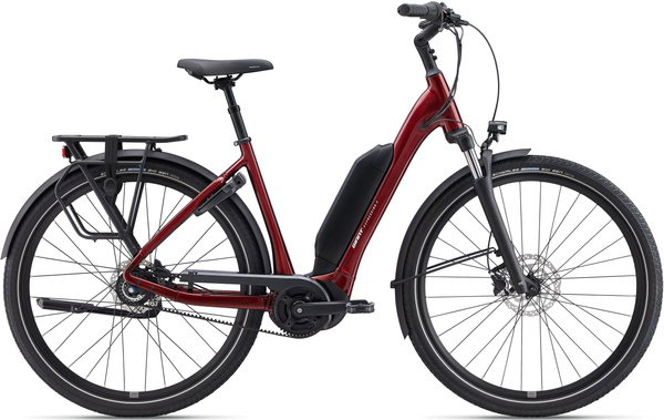 Rower miejski elektryczny Giant Expression E+ 0 (2024) Sangria