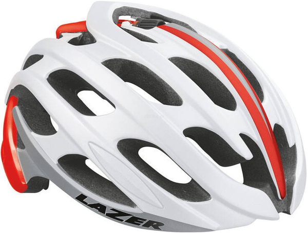 Kask szosowy Lazer Blade (biało-czerwony)