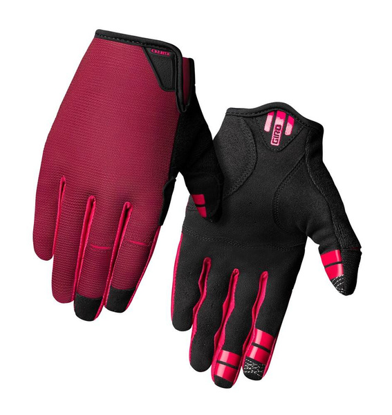 Rękawiczki długie damskie GIRO LA DND (wiśniowe)