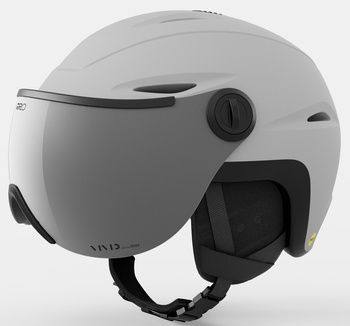 Kask zimowy GIRO VUE MIPS (matte light grey/VIVID onyx) (2026)