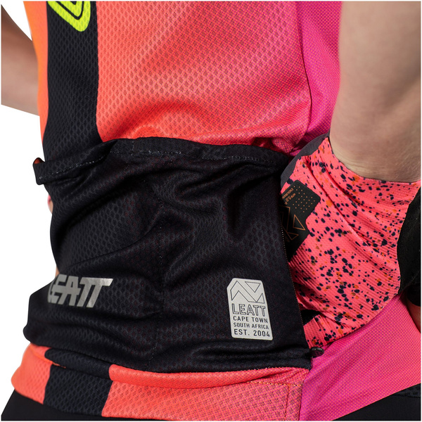 Koszulka damska Leatt MTB Endurance 6.0 (różowo-żółta)