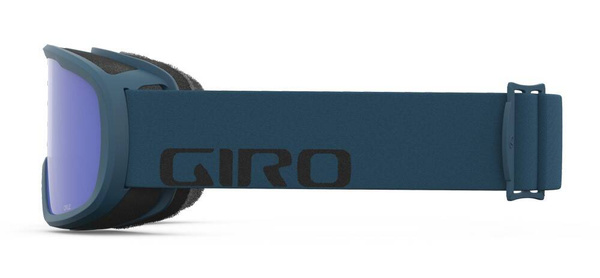 Gogle zimowe GIRO CRUZ BLACK & HARBOR BLUE WORDMARK (soczewka lustrzana kolorowa GREY COBALT)