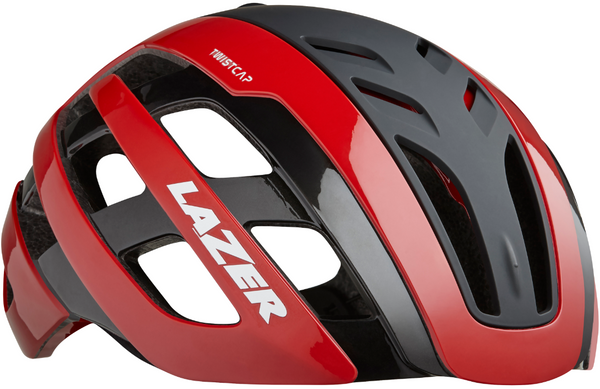 Kask szosowy Lazer Century + LED Red Black