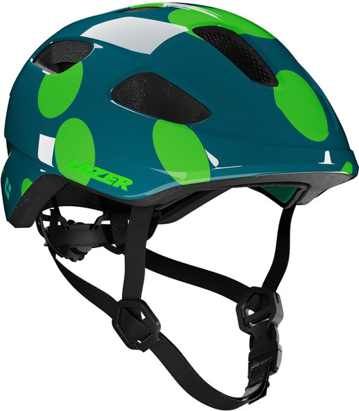 Kask dziecięcy Lazer Nutz 2.0 KinetiCore Green Dots