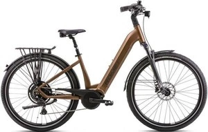 Rower elektryczny miejski Romet e-Modeco URB 2.0 540 Wh (2024) brązowo-czarny