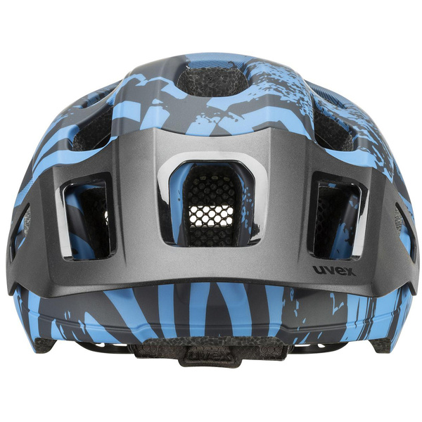 Kask dziecięcy MTB Uvex React Jr. MIPS (niebiesko-czarny)