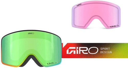 Gogle zimowe GIRO METHOD MULTI FADED (soczewka lustrzana kolorowa VIVID-Carl Zeiss EMERALD i soczewka lustrzana kolorowa VIVID-Carl Zeiss INFRARED) (2026)