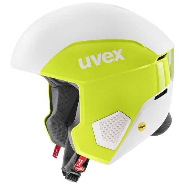 Kask narciarski Uvex Invictus MIPS (biało-żółty)