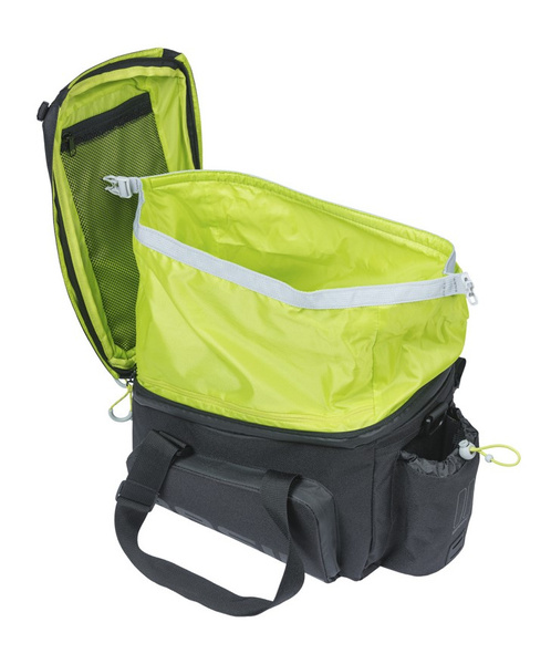 Torba na bagażnik Basil Miles XL Pro MIK + adapter (czarno-limonkowa 9-36 litrów)