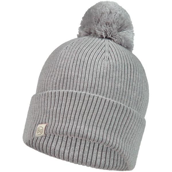 Czapka BUFF MERINO WOOL HAT TIM LIGHT GREY -LIGHT