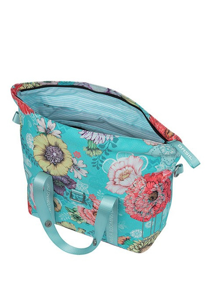 Sakwa pojedyncza przód/tył BASIL BLOOM FIELD HANDBAG KF-HOOK System, 8-11L, sky blue (NEW)