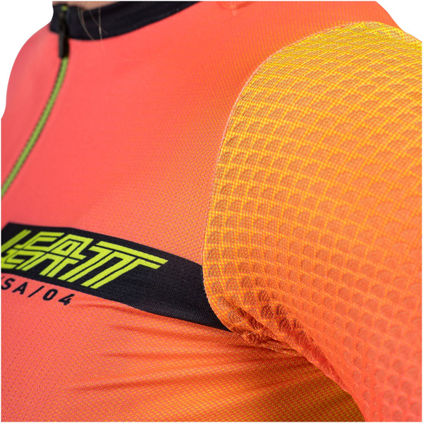 Koszulka damska Leatt MTB Endurance 6.0 (różowo-żółta)
