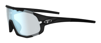 Okulary TIFOSI SLEDGE CLARION FOTOTEC (czarny mat; soczewka niebieska FOTOCHROM 13%-46% transmisji światła)