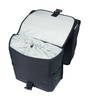 Sakwa podwójna BASIL GO DOUBLE BAG 32L, Universal Bridge System, solid black (NEW)