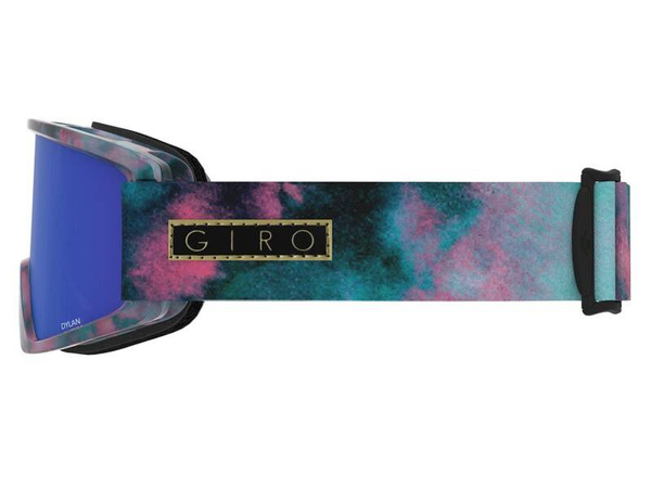 Gogle damskie zimowe GIRO DYLAN BLEACHED OUT (soczewka lustrzana kolorowa GREY COBALT i soczewka kolorowa YELLOW)