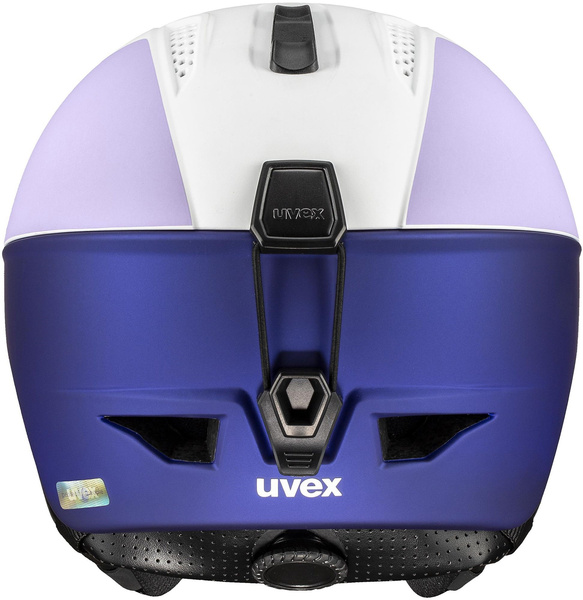 Kask narciarski damski Uvex Ultra Pro WE (biało-szaro-fioletowy)