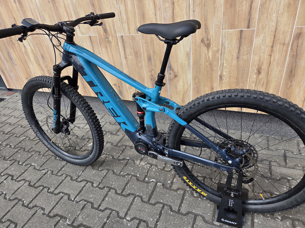 Używany rower elektryczny MTB Trek Rail 9 (2019) niebieski